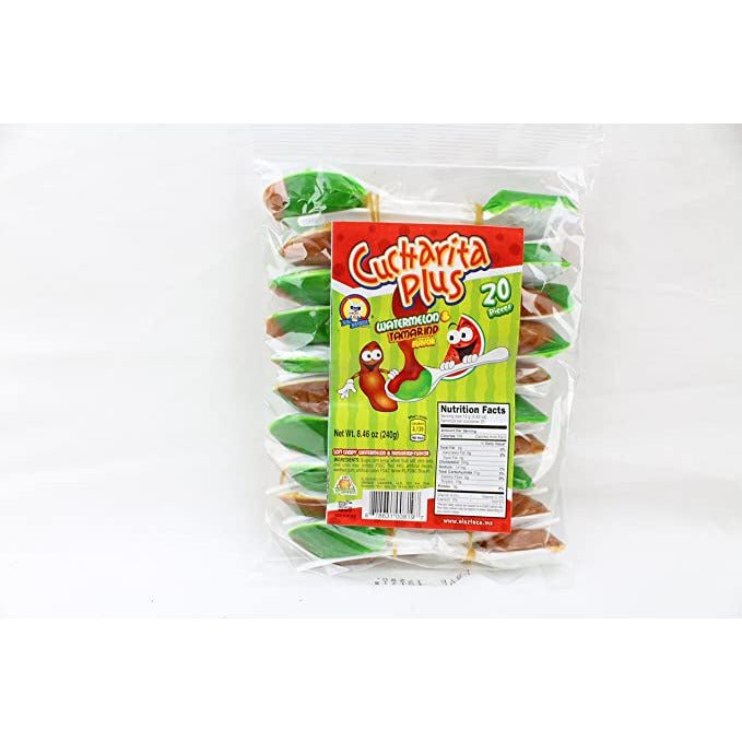 Cuchararita Rica Tamarind & Watermelon Flavor Candy Spoons (1 ct)