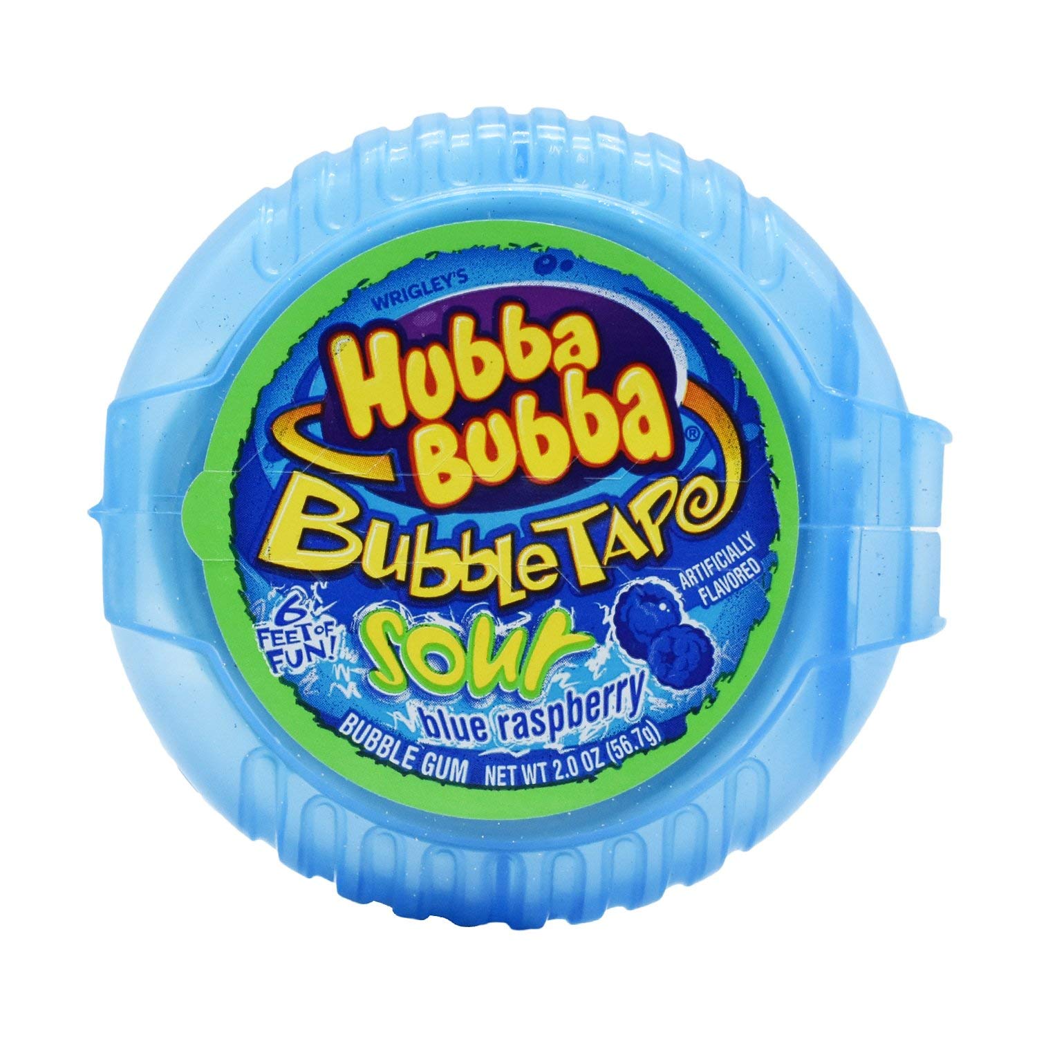 Hubba Bubba Sour Blue Raspberry Bubble Tape - 2.0 oz
