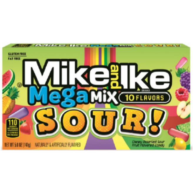 Mike & Ike - Mega Mix "Sour" - Theater Box 5 oz