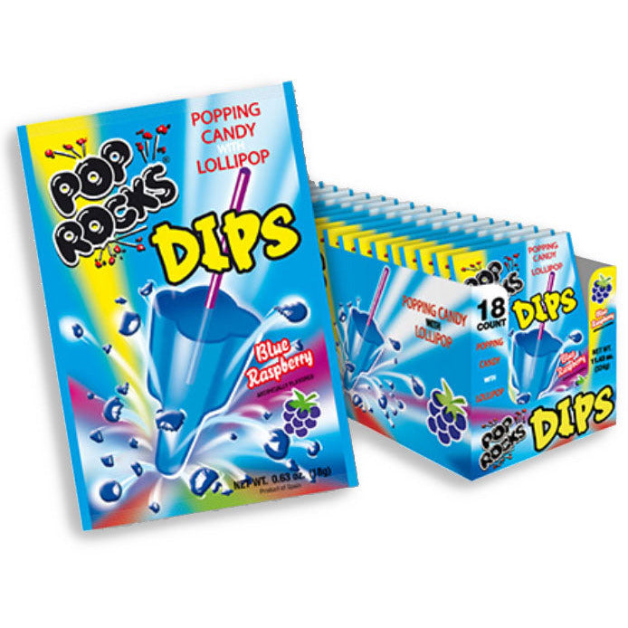 Pop Rocks Dips Blue Raspberry .63 oz