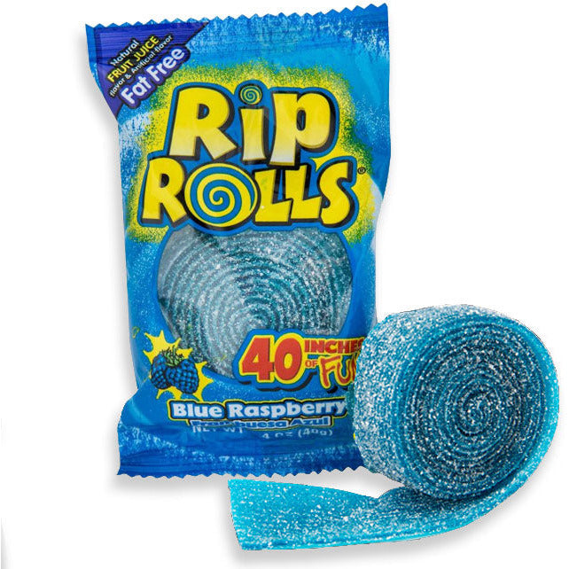 Rip Rolls Blue Raspberry - 1.4 oz