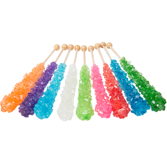Rock Candy Sticks Assorted