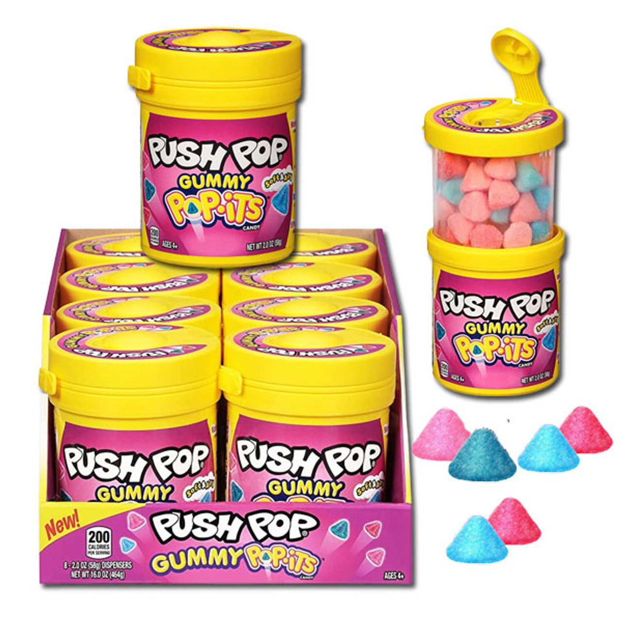 Push Pop Gummy Pop Its 2 oz