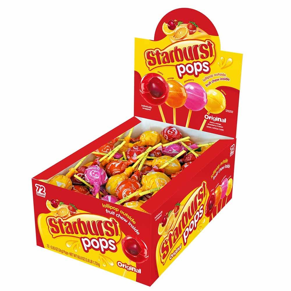 Starburst Lollipops