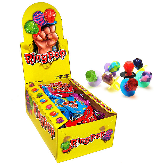 Ring Pop Assorted - .5 oz