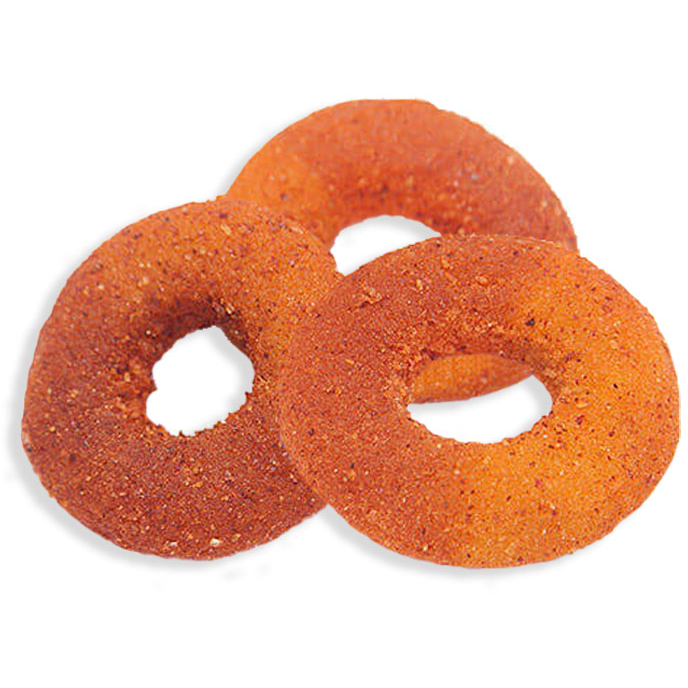 Jovy Chamoy Peach Rings - 12 oz bag