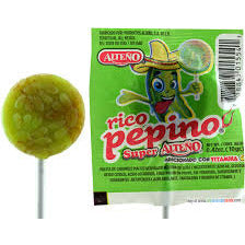 Super Pepino Cucumber Chili Lollipops