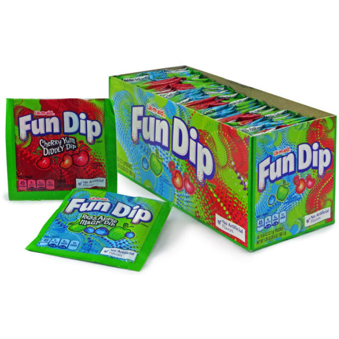 Fun Dip Lik-M-Aid - One Flavor (Cherry Yum/Razzle Apple) .43 oz