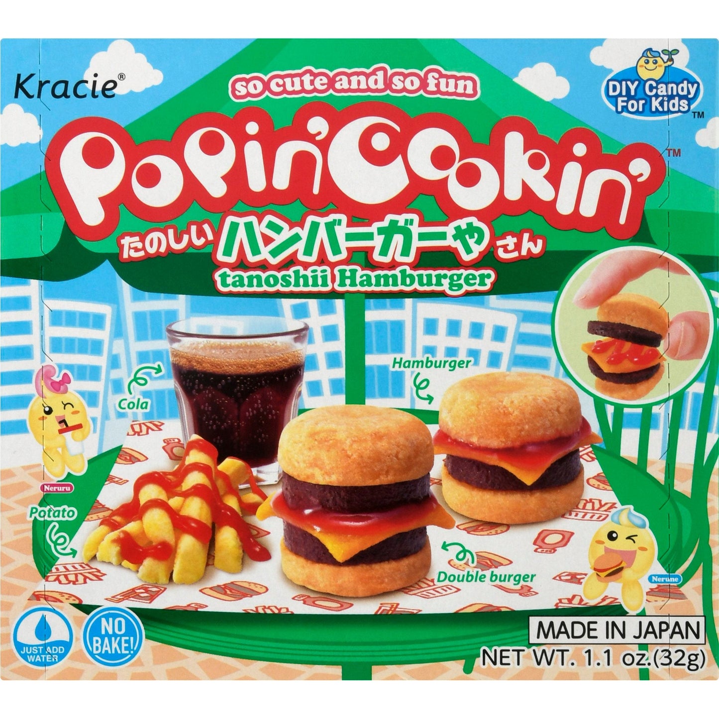 Kracie Popin cookin Tanoshii Hamburger 1.1oz