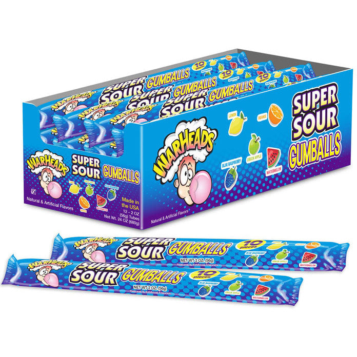 Warhead Super Sour Gum Balls 10ct - 2.0 oz
